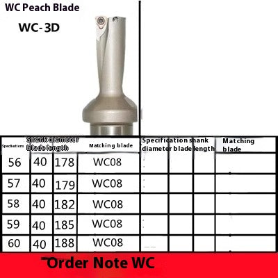6031 U Drill Violent Drill CNC Rapid Drill 2x Diameter 3D 4D 5x Diameter WC/SP13-60 Flat Bottom Drill Water Jet Drill U Drill Shandong Denso Pricision Tools Co.,Ltd.
